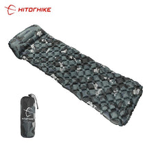 Load image into Gallery viewer, Hitorhike innovative sleeping pad fast filling air bag camping mat inflatable mattress with pillow life rescue 550g  cushion pad