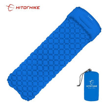 Load image into Gallery viewer, Hitorhike innovative sleeping pad fast filling air bag camping mat inflatable mattress with pillow life rescue 550g  cushion pad