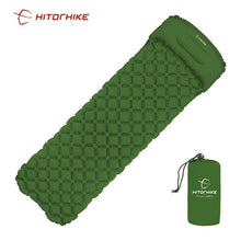 Load image into Gallery viewer, Hitorhike innovative sleeping pad fast filling air bag camping mat inflatable mattress with pillow life rescue 550g  cushion pad