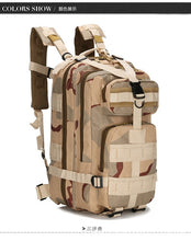 Load image into Gallery viewer, Outdoor Military Rucksacks 1000D Nylon 30L Waterproof Tactical backpack Sports Camping Hiking Trekking Fishing Hunting Bags