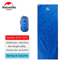 Load image into Gallery viewer, Naturehike Sleeping Bag Ultralight LW180 Waterproof Cotton Sleeping Bag Nature Hike Summer Hiking Camping Sleeping Bag