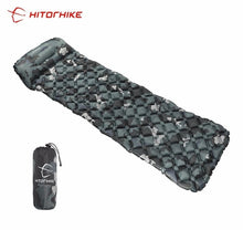 Load image into Gallery viewer, Hitorhike innovative sleeping pad fast filling air bag camping mat inflatable mattress with pillow life rescue 550g  cushion pad
